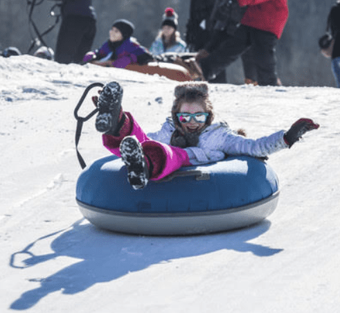 titus mountain girl tubing