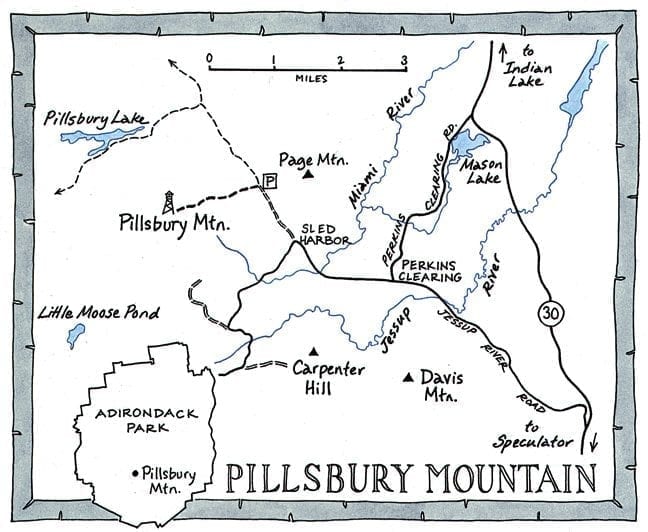 pillsbury mountain map