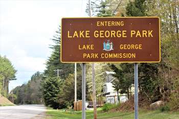 Lake George Park Sign