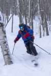 backcountry ski trail on jenkins mountain