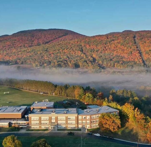 Johnsburg Central School District building in North Creek, NY. Photo source: Johnsburg Central School Facebook page