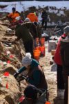 Volunteers work on history dig site in Lake George