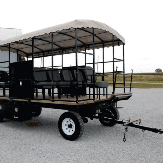 wagon specially designed for various kinds of accessible seating