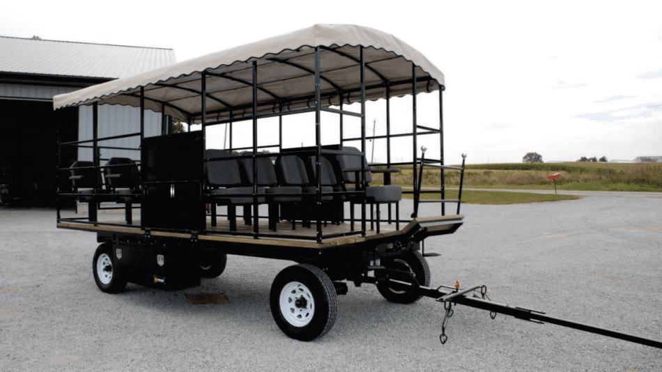 wagon specially designed for various kinds of accessible seating