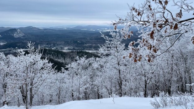 View to the south from Deerfield summit.