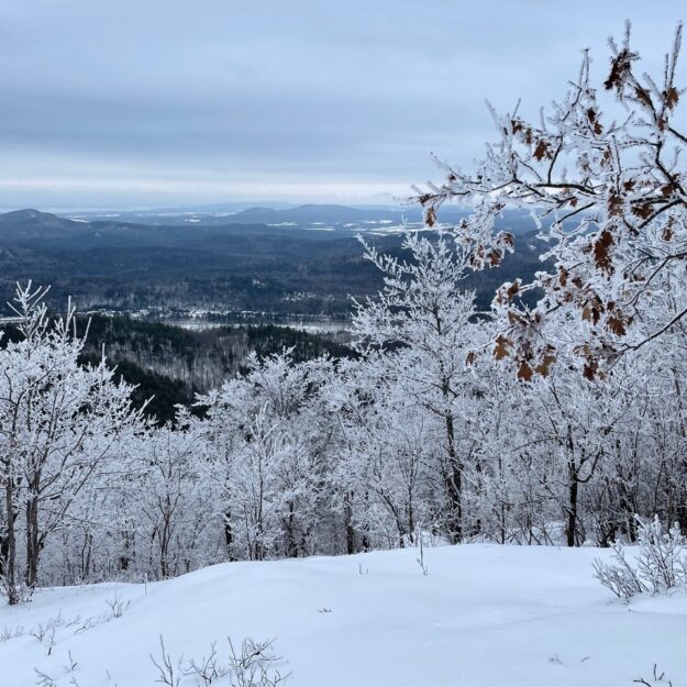 View to the south from Deerfield summit.