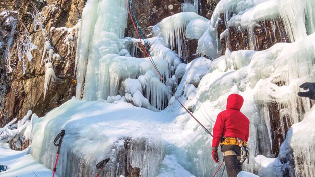 ice climbing