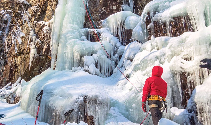 ice climbing