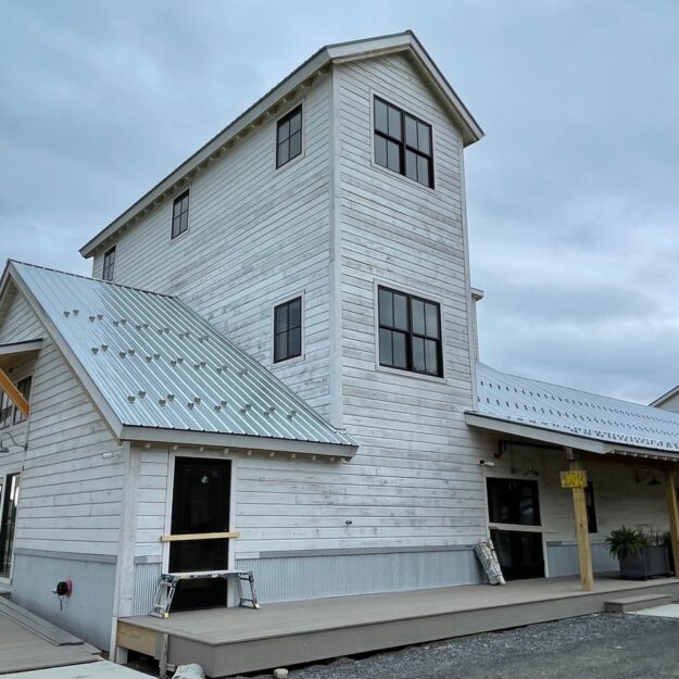 The Mill cultural center, which began life as a granary in 1952.