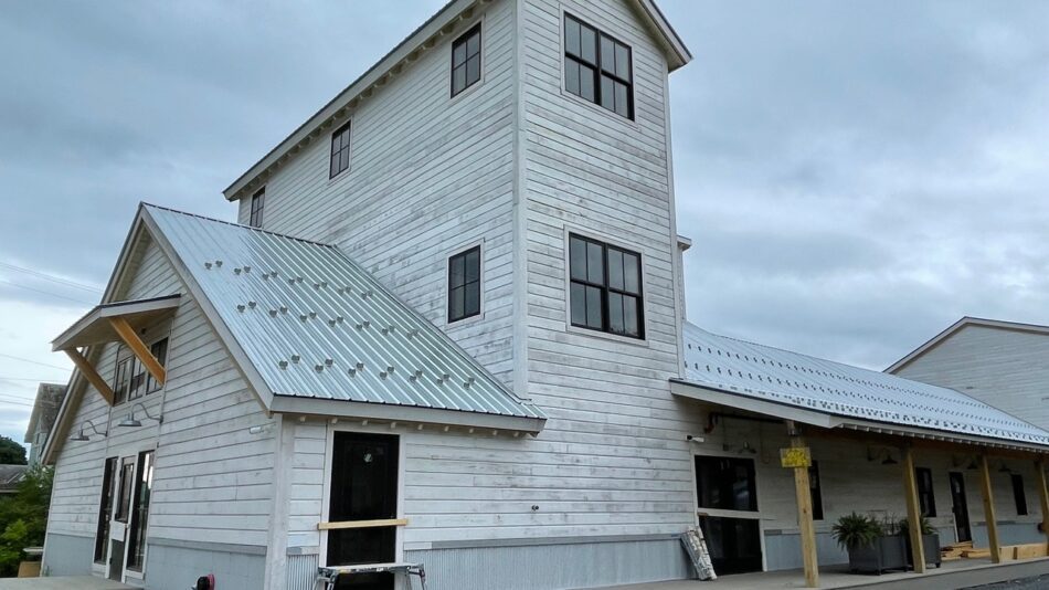 The Mill cultural center, which began life as a granary in 1952.