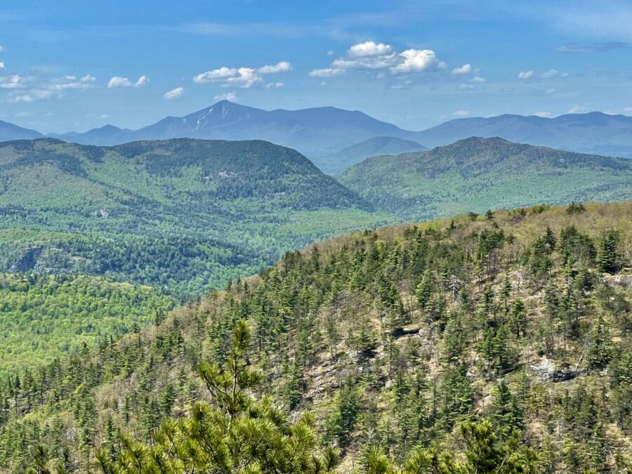 The Gulf, formed by Long Tom and Bald mountains, with the cliffs of Eagle Mountain visible on the far left.