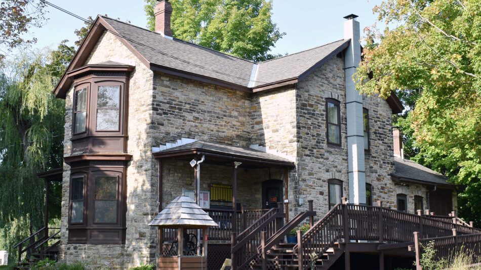 an old stone house that's now the Underground Railroad Museum