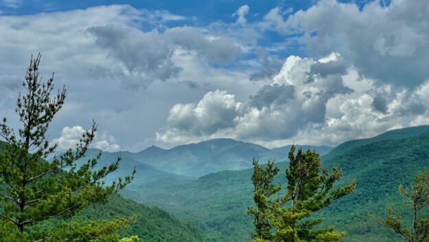 The High Peaks from Mt. Gilligan.