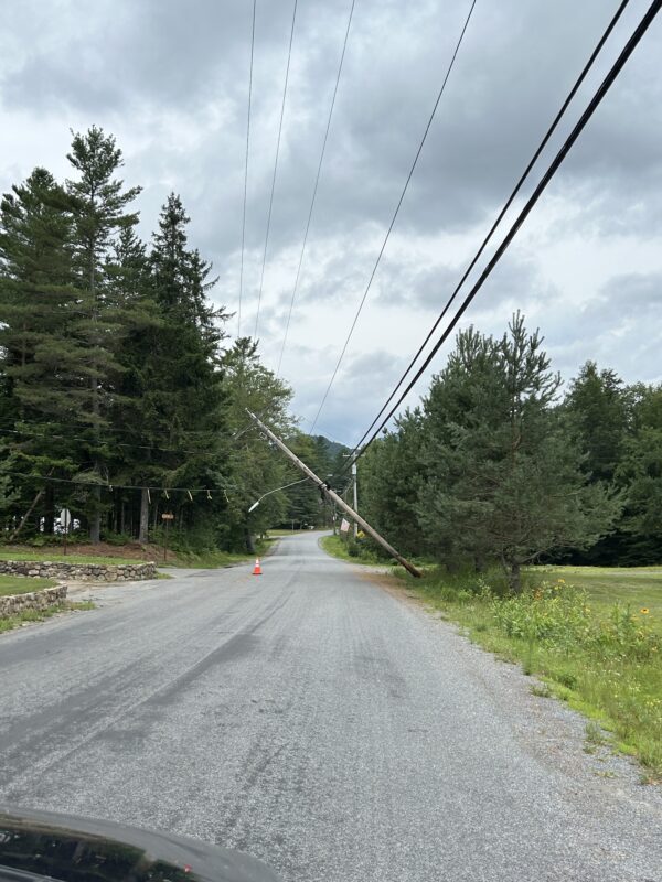 Tornado damage in Pisceo.