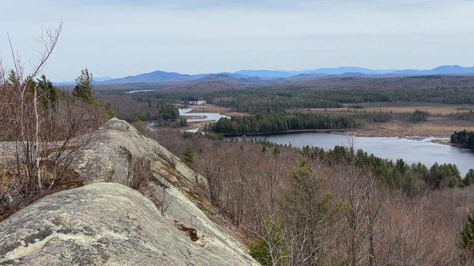 View from mountain summit