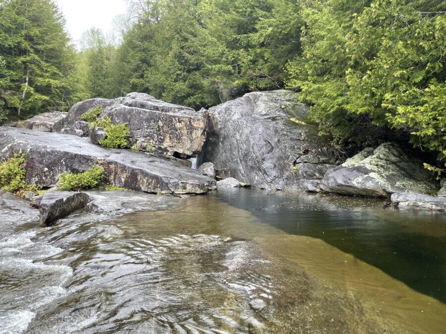 Shoebox Falls on the Boquet River. 