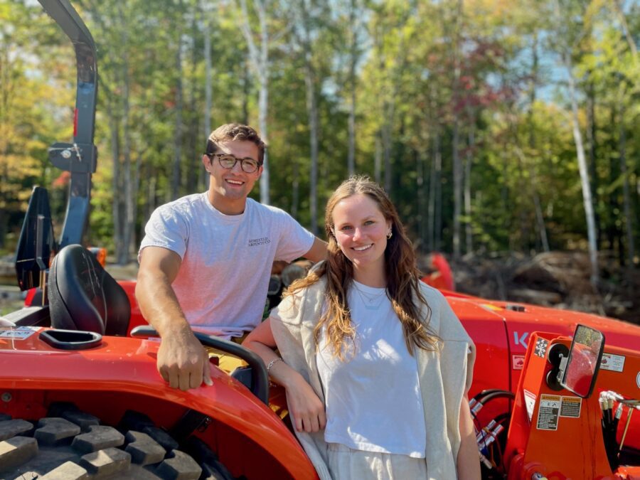 Dempsey and Alexis Conners moved to Schroon Lake for remote jobs.