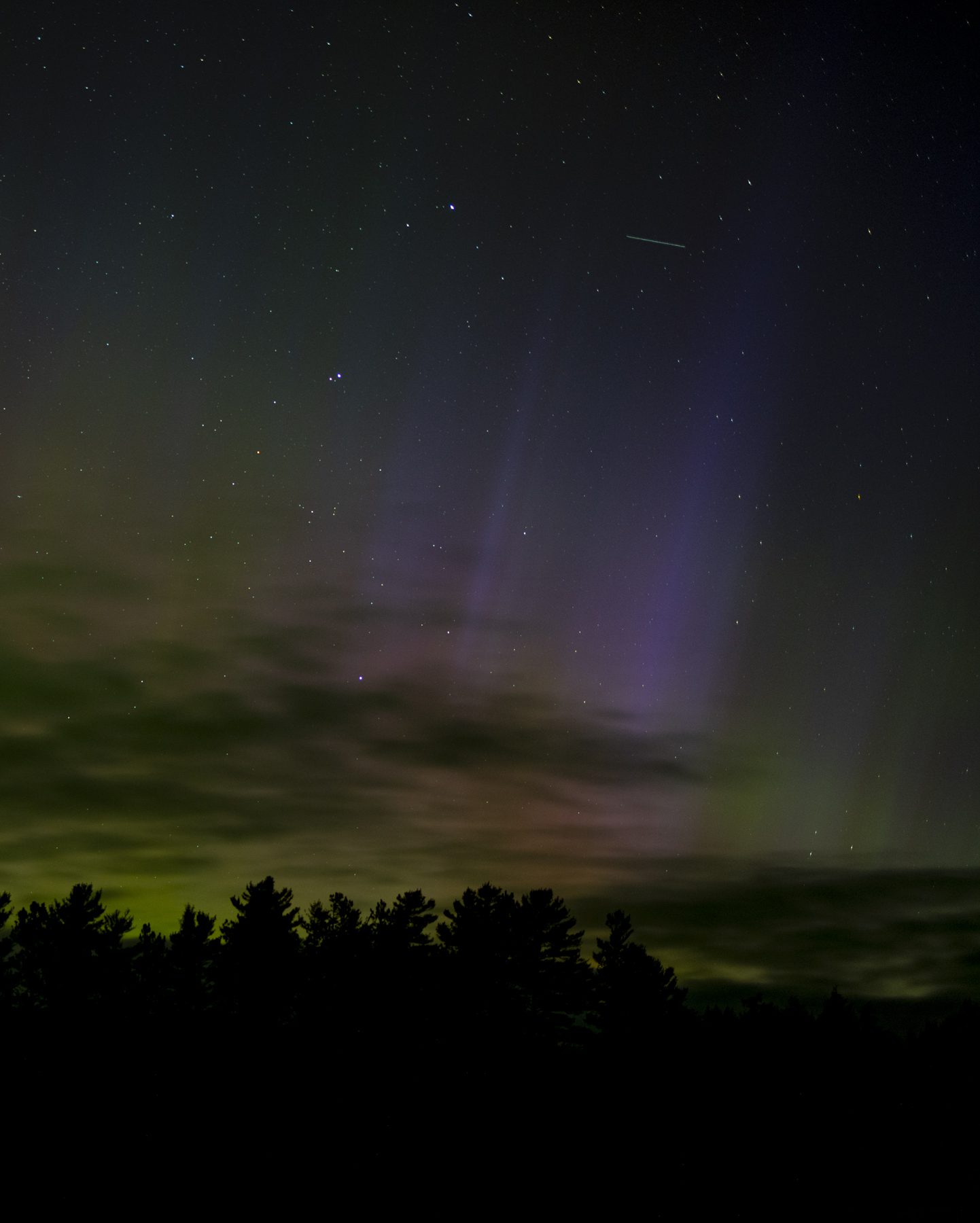 northern lights in the adirondacks